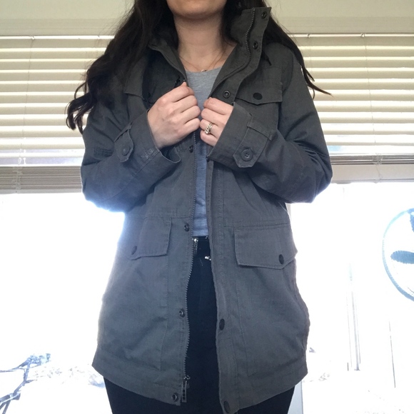 Empyre Jackets & Blazers - Olive Utility Jacket